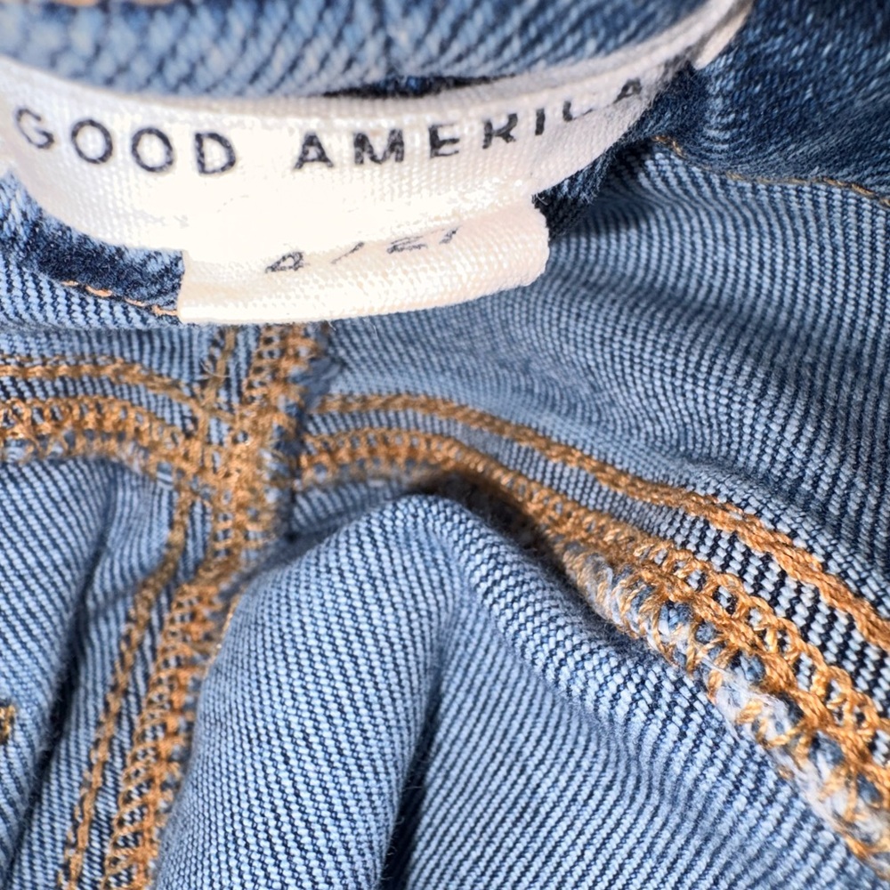 Good American Soft-tech Good Classic Slim Bootcut Jeans size - Picture 7 of 7